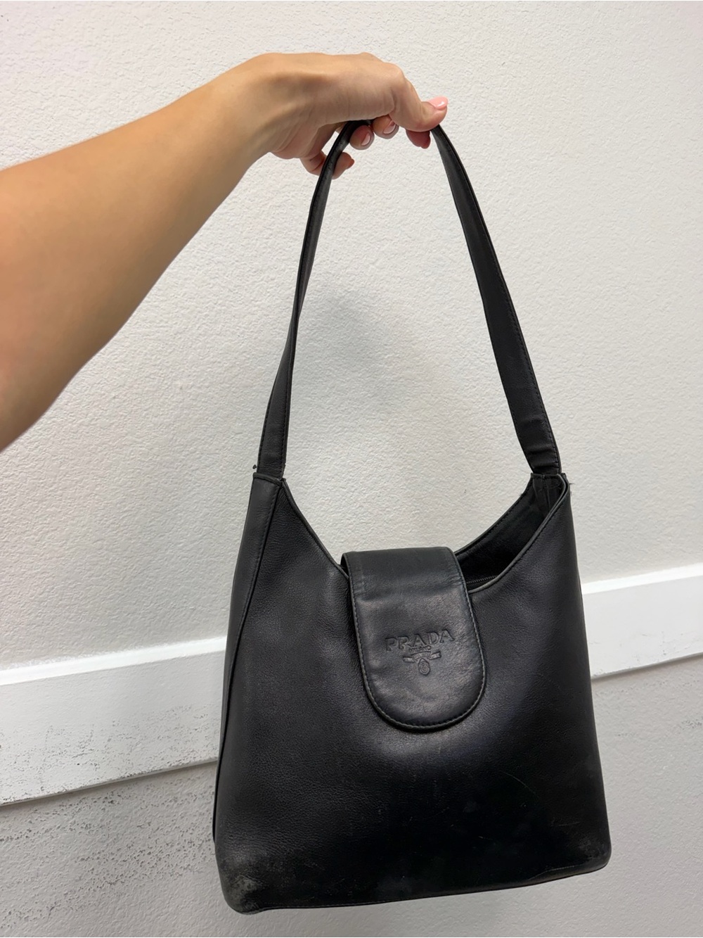 Vintage black Prada shoulder bag